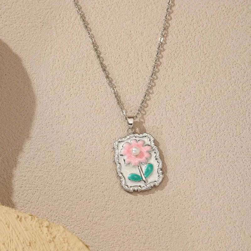 Collar de flor vintage 🌸