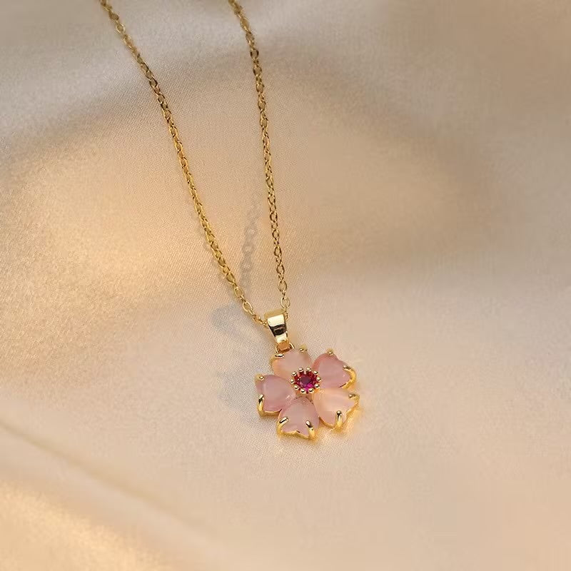 Collar flor de cerezo 🌸