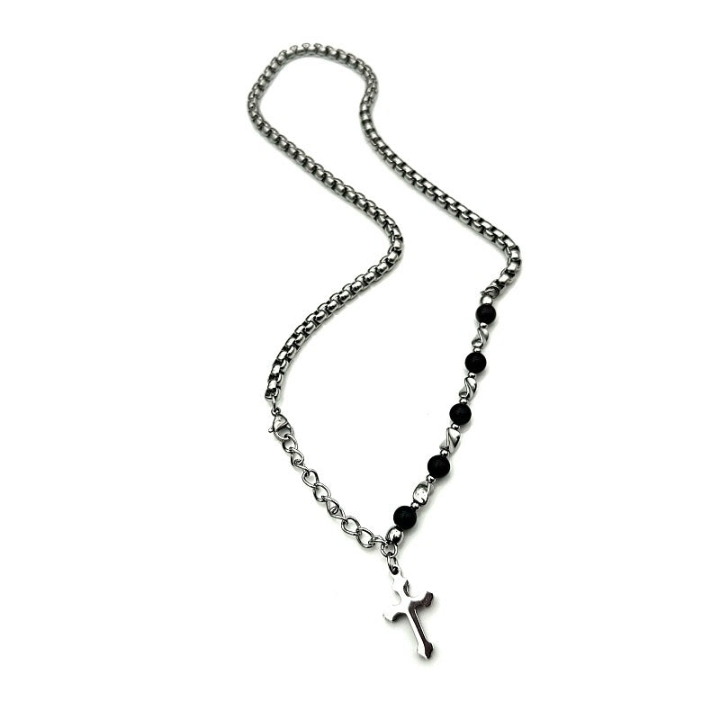 Collar de cruz 🖤