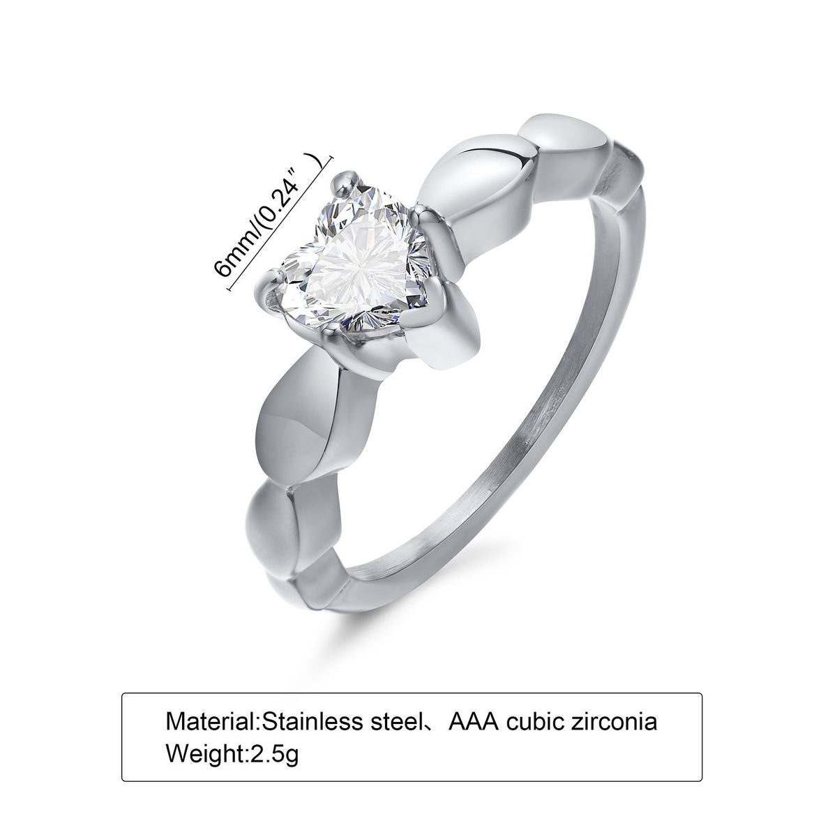 Silver promise ring 🤍