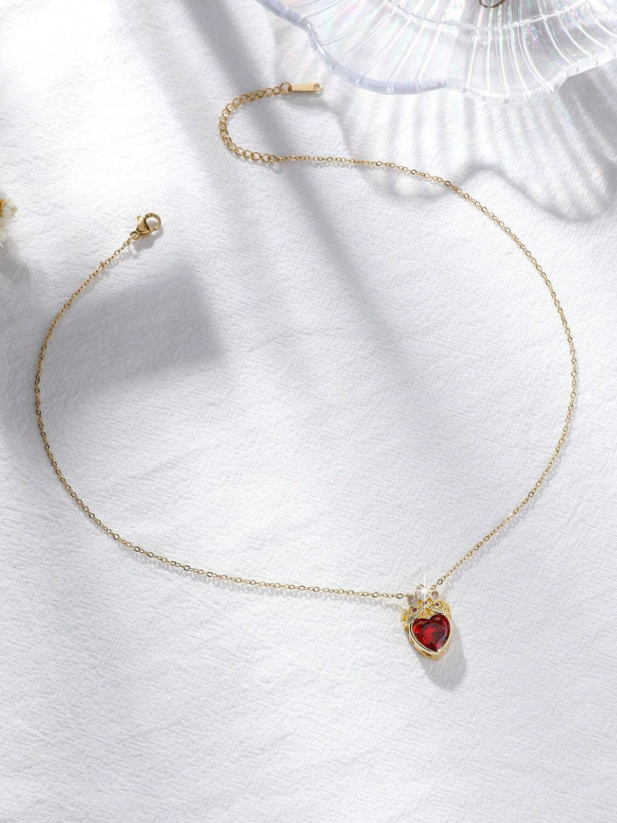 Collar corazón con corona 👑