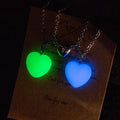 Collares conexión corazón brillante💙💚