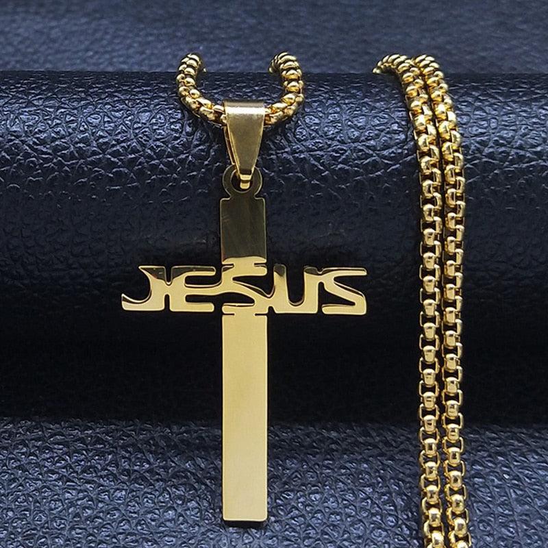 Collar cruz Jesús ❤️