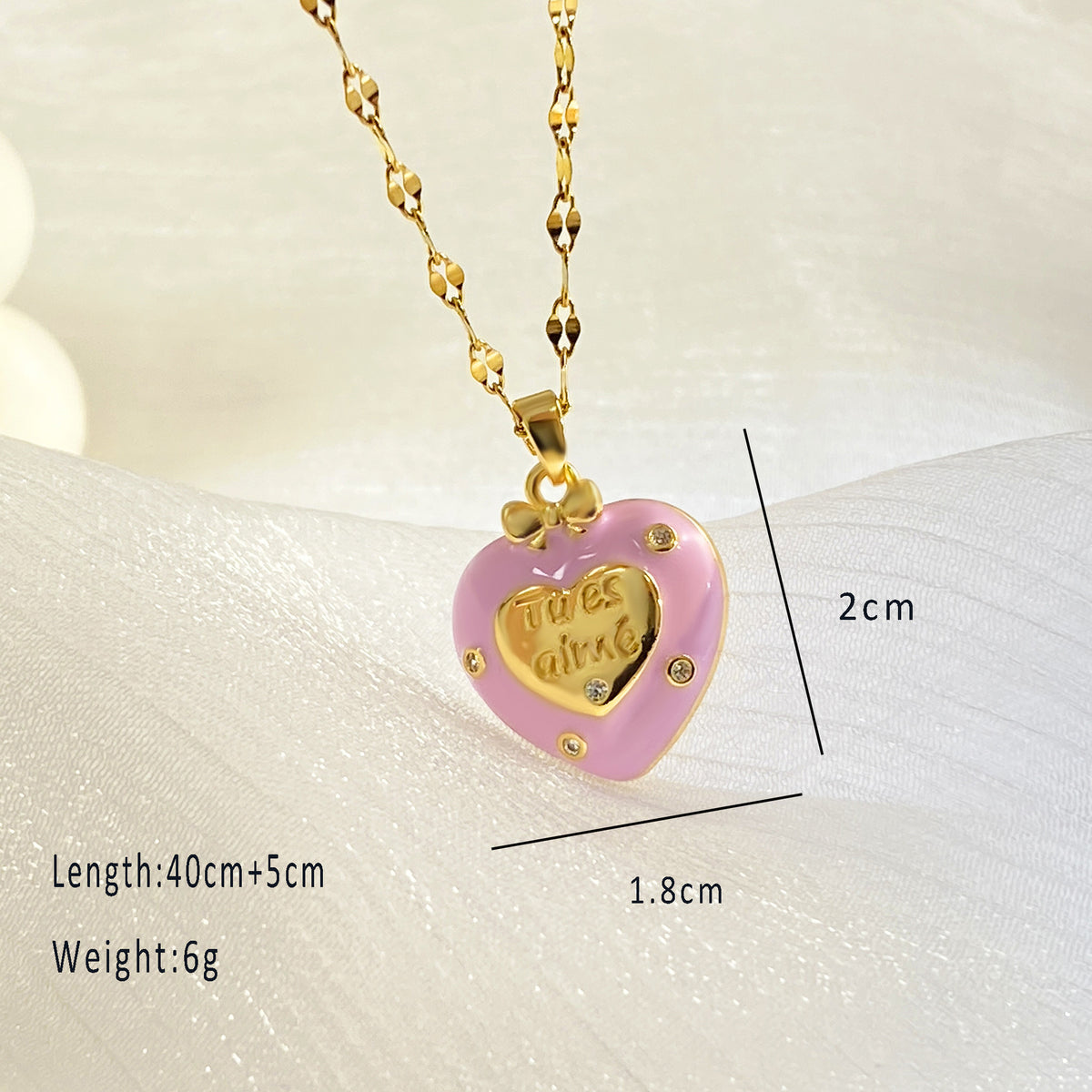 Collar Tu es aimé 💗