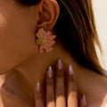 Pendientes floral 🌸